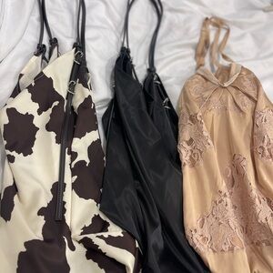 Zara satin trio bags! Stylish and classic!!! New without tag!